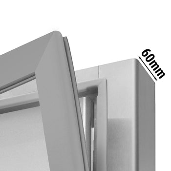 Buzdolabı Paslanmaz Çelik - 1200 Litre - 2 Kapılı