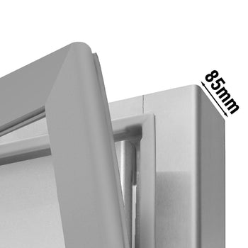 Buzdolabı Paslanmaz Çelik - GN 2/1 - 1400 Litre - 2 Kapılı