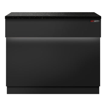 Kasa Bankosu TORONTO - 900mm - Siyah Ön Panel - Siyah Granit Çalışma Tezgahı