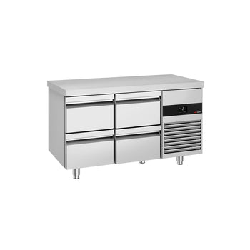 Soğutmalı tezgah PREMIUM - 1400x700mm - 4 çekmeceli - dijital termostat