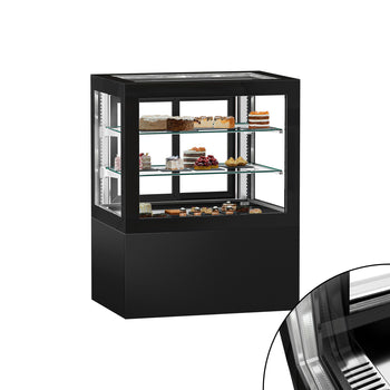 Pasta Teşhir Dolabı - 1010mm - LED Aydınlatmalı & 2 Raflı