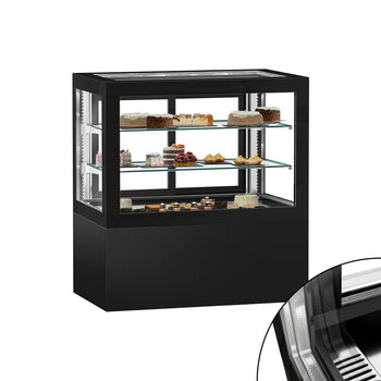 Pasta Teşhir Dolabı - 1210mm - LED Aydınlatmalı & 2 Raflı
