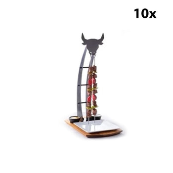 Boğa Model Şiş - Steak Sunum Standı - (10 Adet) - Alba