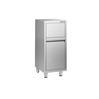 Menteşeli Kapak Açıklığına Sahip Çöp Kutusu - 400x500mm - Ayaksız