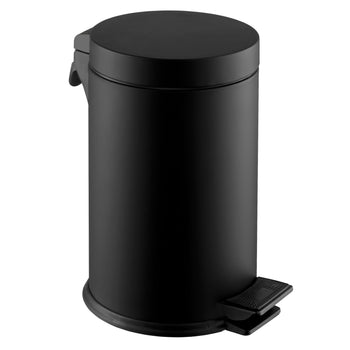 Mini Çöp Kutusu - 5 Litre - Pedallı - Siyah