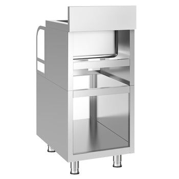 Bar Mikser Ünitesi – Lavabolu ve Raflı - 400x590 mm