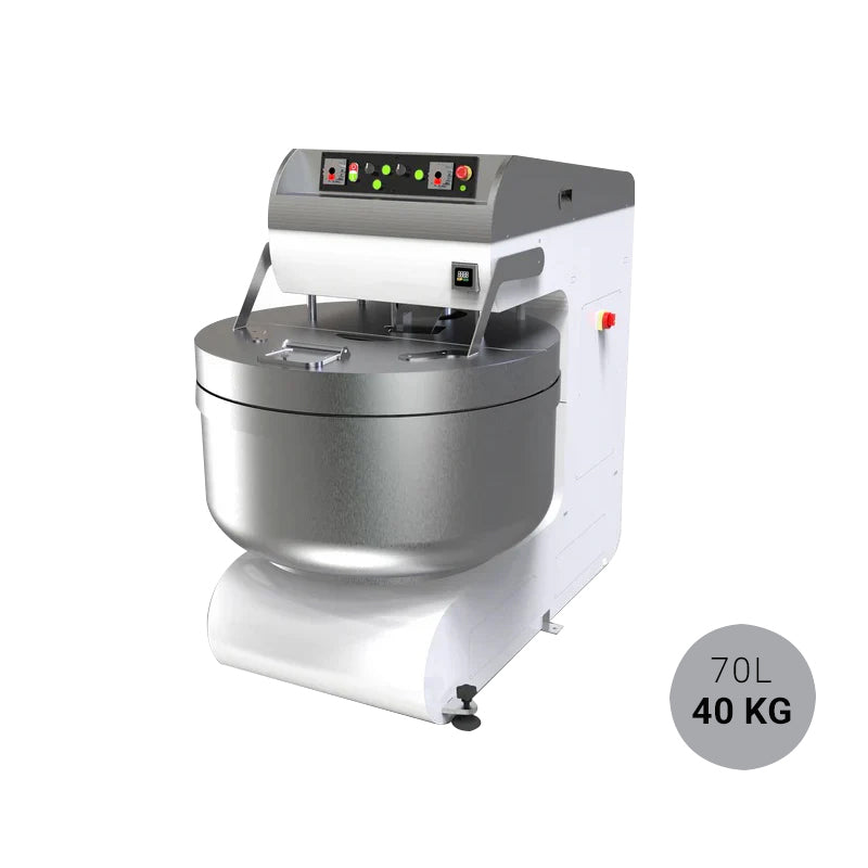 Pastane Spiral Hamur Yoğurma Makinesi - 70 Litre/ 40 kg - Memak