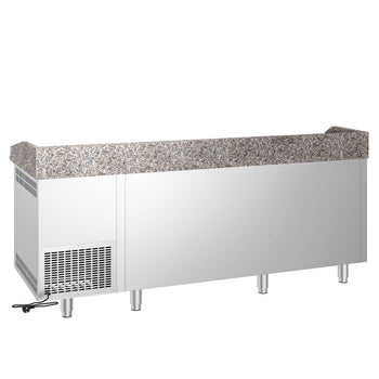 Pizza Hazırlık Tezgahı   - 2150x800mm - 3 Kapılı & 3 Çekmeceli