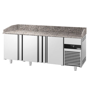 Pizza Hazırlık Tezgahı   - 2100x800mm - 3 Kapılı