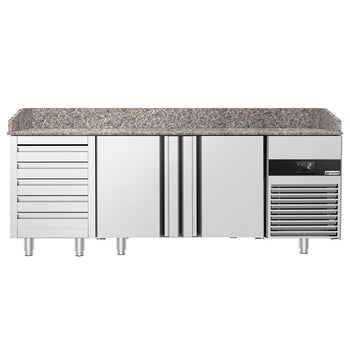 Pizza Hazırlık Tezgahı   - 2100x800mm - 3 Kapılı & 6 Çekmeceli