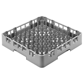 Bulaşık Yıkama Sepeti / Tabak Yıkama 1/1 - 9x9 Bölmeli - 500x500 mm - Gri - CAMRACK® | CAMBRO