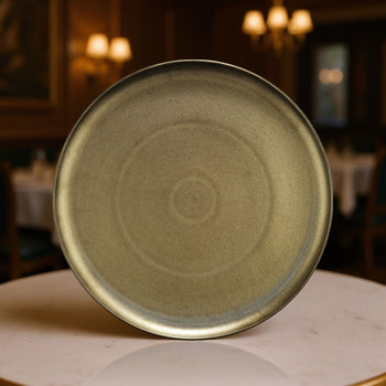 Pizza Tabağı - Porselen - Ø 310 mm - Pırıltılı Bej - (12 adet)