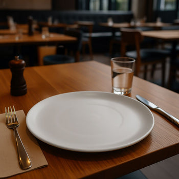 Pizza Tabağı - Porselen - Ø 310 mm - Beyaz - (12 adet)