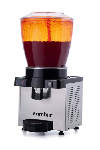 Panaromik Dijital Soğuk İçecek Dispenseri, 22 Lt. - Inox - Samixir