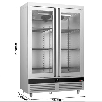 Buzdolabı - 1200 litre - 2 Cam Kapılı
