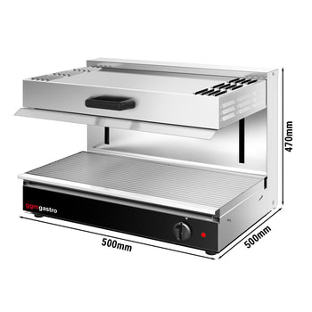 Elektrikli Pita Fırını / Salamander ÖZEL - 1,7 kW - 230 Volt - Yüksekliği Ayarlanabilir Isıtma Elemanları