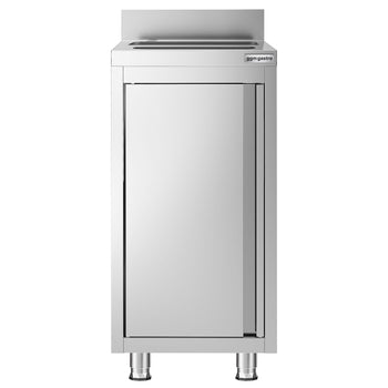 Dolaplı Lavabo Tezgahı – Evyeli ve Çöp Kutulu - 650x600 mm
