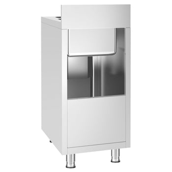 Dolaplı Lavabo Tezgahı – Evyeli ve Çöp Kutulu - 650x600 mm