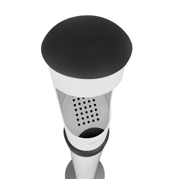 Alüminyum Ayaklı Küllük - Beyaz