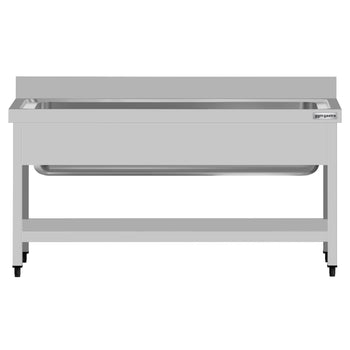 Tencere Yıkama Tezgahı ECO - 1400x600mm - Alt Raflı & 1 Evyeli