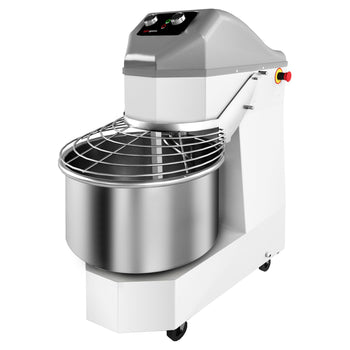 Hamur Yoğurma Makinesi - 30 Lt. / 19 kg - 2 Hız Ayarlı - Sabit Hazneli ve Tekerlekli - Zamanlayıcı Fonksiyonlu