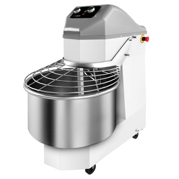 Hamur Yoğurma Makinesi - 60 Lt. / 56 kg - 2 Hız Ayarlı - Sabit Hazneli ve Tekerlekli - Zamanlayıcı Fonksiyonlu