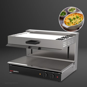 Elektrikli Pita Fırını / Salamander ÖZEL - 3,4 kW - 230 Volt - Yüksekliği Ayarlanabilir Isıtma Elemanları