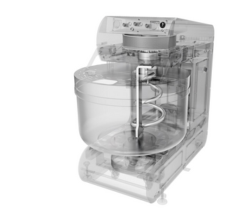 Pastane Spiral Hamur Yoğurma Makinesi- 368 Litre/ 250 kg - Memak