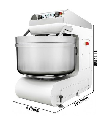 Pastane Spiral Hamur Yoğurma Makinesi - 70 Litre/ 40 kg - Memak
