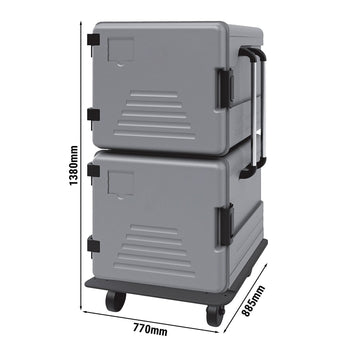 Thermobox - Önden Yüklemeli - 2x180 litre - 24x GN 2/1 için