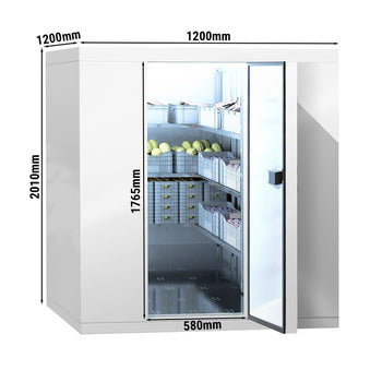 Derin Dondurucu Oda - 1200x1200mm - 1,6m³ - Perde Dahil