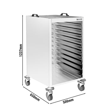 Tepsi Arabası - 18 Tepsi için EN 530x370