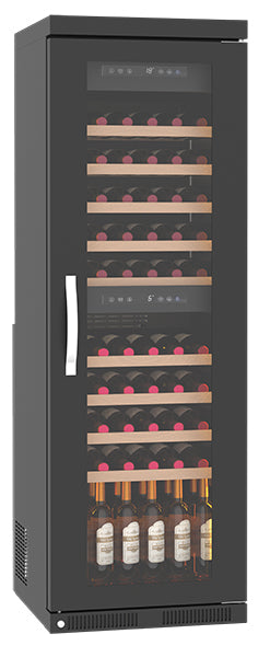 Dikey Şarap Buzdolabı - Paslanmaz Çelik - 68 Şişe Kapasiteli