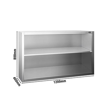 Duvara Monte Dolap – 1200x400 mm – Sürgülü Kapaksız – 800 mm Yükseklik