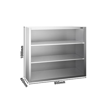 Duvara Monte Dolap – 800x400 mm – Sürgülü Kapaksız – 1000 mm Yükseklik