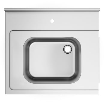 Giriş Tezgahı - 800 mm - Soldan Montajlı - 1 Lavabolu - DSHI1080WD için