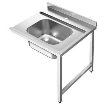 Giriş Tezgahı - 800 mm - Sağdan Montajlı - 1 Lavabolu - DSHI1080WD için