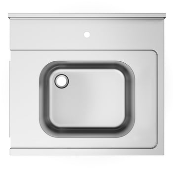 Giriş Tezgahı - 800 mm - Sağdan Montajlı - 1 Lavabolu - DSHI1080WD için