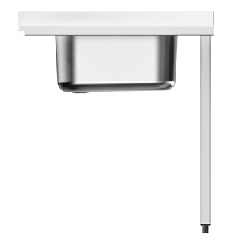 Giriş Tezgahı - 800 mm - Sağdan Montajlı - 1 Lavabolu - DSHI1080WD için