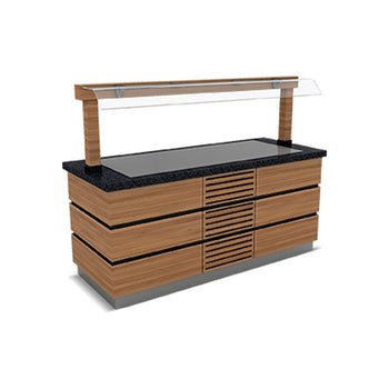 Kapadokya Paslanmaz Soğuk Servis Ünitesi (Nefeslikli) - 1400 mm