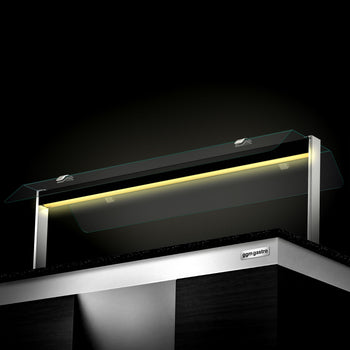 Sıcak Açık Büfe Tezgahı DUBLIN - 2000mm - Benmarili & Tekerlekli - 5x GN 1/2 için