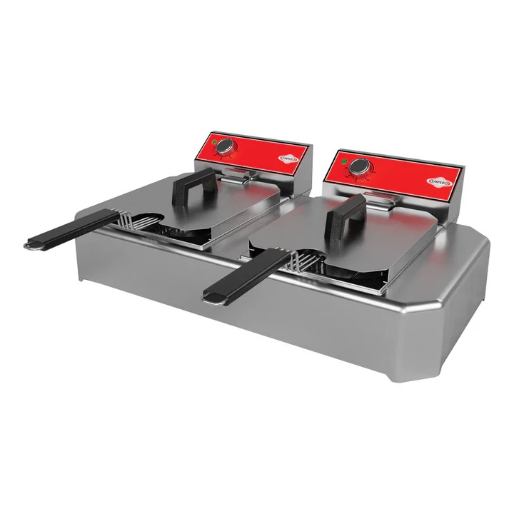 Empero - Mini Setüstü Elektrikli Fritöz - 5+5 L