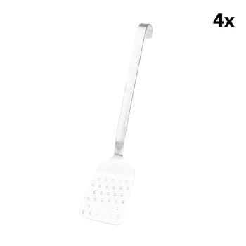 Spatula - Delikli - Esnek Paslanmaz Çelik Bıçak - Uzunluk: 270mm - (4 Adet)