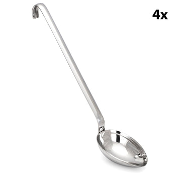 Servis Kepçesi - Uzunluk:460mm - Paslanmaz Çelik - (4 Adet)