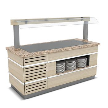 Galata Paslanmaz Soğuk Servis Ünitesi (Nefeslikli) - 1800 mm