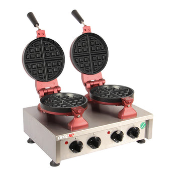 Çiftli Waffle Makinesi - Elektrikli - Zamanlayıcılı