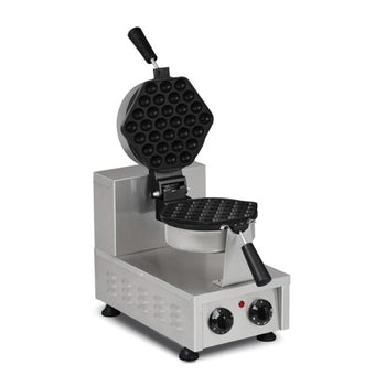 Tekli Bubble Waffle Makinesi - Elektrikli - Zamanlayıcılı
