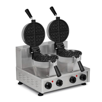 Çiftli Amerikan Waffle Makinesi - Elektrikli - Zamanlayıcılı