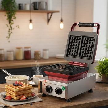 Belçika Waffle Makinesi - Elektrikli - Zamanlayıcılı