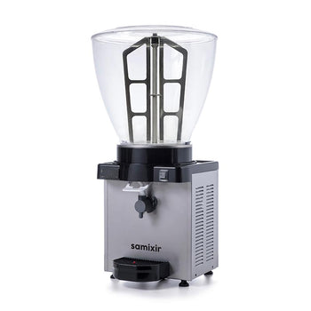 Panaromik Dijital Köpüklü Ayran Dispenseri, 40 Lt. - Inox - Samixir